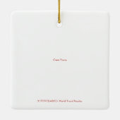 X.ITINERARIES: Giant Apple Keramisch Ornament (Achterkant)