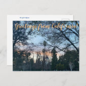 X.ITINERARIES: Groeten uit Californië! Briefkaart (Voorkant / Achterkant)