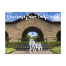 X.ITINERARIES: Groeten uit Californië-Briefkaart