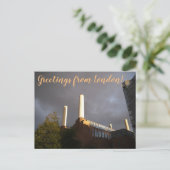 X.ITINERARIES: Groeten uit Londen! Briefkaart (Staand voorkant)