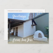 X.ITINERARIES: Groeten uit San Jose! Briefkaart (Voorkant / Achterkant)