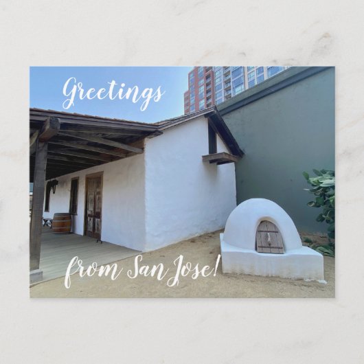 X.ITINERARIES: Groeten uit San Jose! Briefkaart (Voorkant)