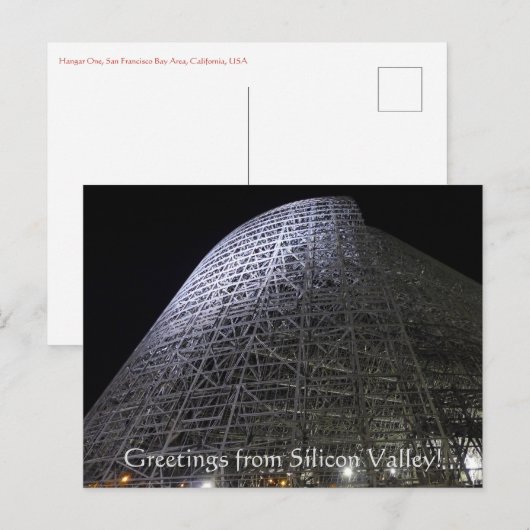 X.ITINERARIES: Hangar OnePostcard Briefkaart (Voorkant / Achterkant)