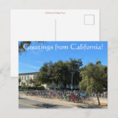 X.ITINERARIES: het Briefkaart van de stad College (Voorkant / Achterkant)