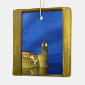 X.ITINERARIES: middeleeuwse vuurtoren Keramisch Ornament (Links)
