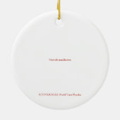 X.ITINERARIES: Moorachtige tessellaties Keramisch Ornament (Achterkant)