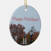 X.ITINERARIES: Prettige feestdagen! Keramisch Ornament (Rechts)