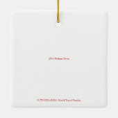 X.ITINERARIES: SF's hoogste punt Keramisch Ornament (Achterkant)