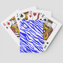 x Katzsmooth Blauw/witte randloze kaartspellen Pokerkaarten