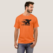 X LOGO T-SHIRT ORANJE (Voorkant volledig)