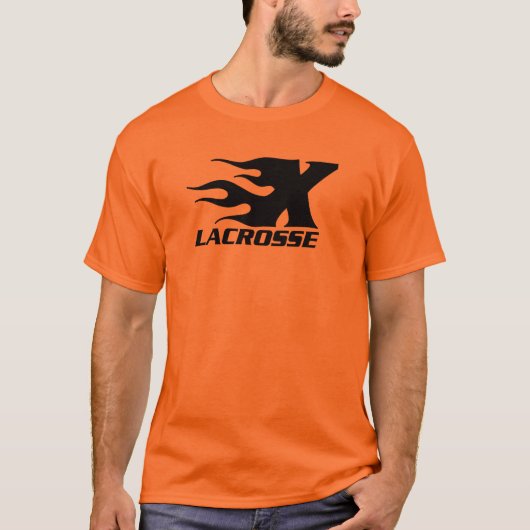 X LOGO T-SHIRT ORANJE (Voorkant)