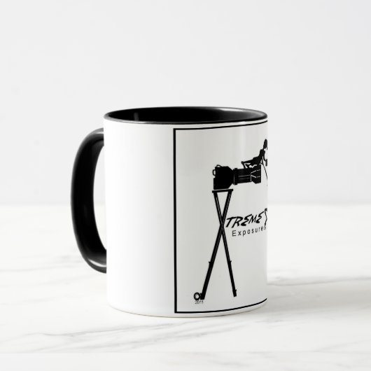 X looptijdblootstellingen! mok (Voorkant links)