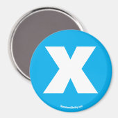 X-magneet Magneet (Voorkant / Achterkant)