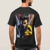 X MANNEN ZWART T T T SHIRT (Achterkant)