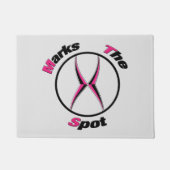 X markeert de plaats deurmat (Voorkant)