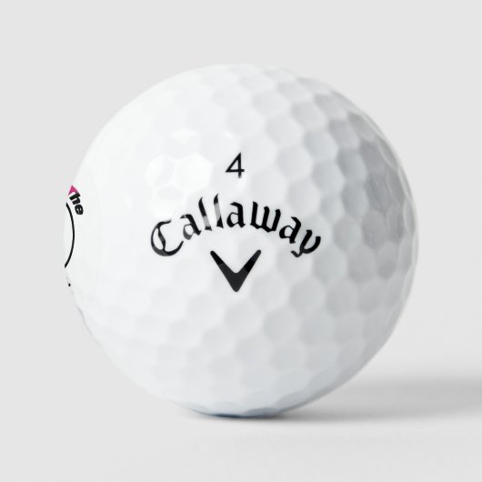 X markeert de plaats golfballen (Logo)