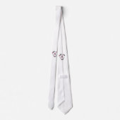 X markeert de plaats stropdas (Achterkant)