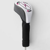 X markeert de plek golfheadcover (Schuin)