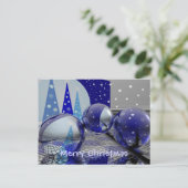 X-mas 3d-kaart feestdagenkaart (Staand voorkant)