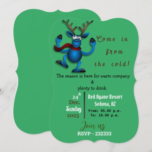 X-mas Kaart (Voorkant / Achterkant)