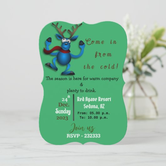 X-mas Kaart (Staand voorkant)