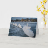 X-MAS-kaart "Lake of the Isles Chinese Snow Dragon Kaart (Gele Bloem)