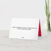 X MAS KERSTKAARTEN - HET JONG VAN HEIDI - DASCHUND FEESTDAGEN KAART (Achterkant)