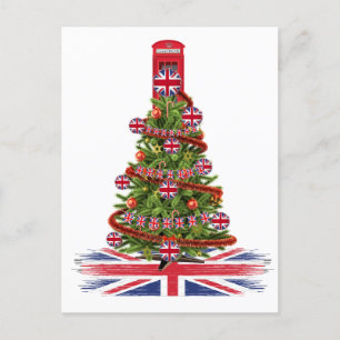X-mas lelijke truien voor uw hele Britse familie Briefkaart
