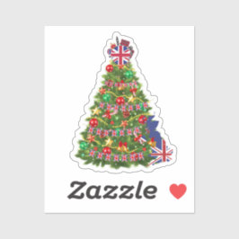 X-mas lelijke truien voor uw hele Britse familie Sticker