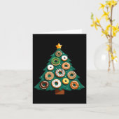 X-mas Morning Breakfast Pastry And Bakery Shop Uni Kaart (Gele Bloem)