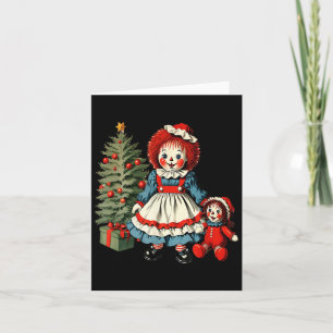 X-mas Morning Joy & Camp; Speelgoed Raggedy Ann Ch Kaart