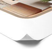 X-mas muur kunst Bald Eagle in de vlucht. Poster (Hoek)