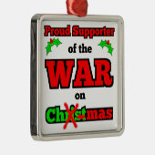 X-mas Ornament "War on Kerstmis" (Wit) (Rechts)
