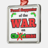 X-mas Ornament "War on Kerstmis" (Wit) (Links)