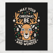X-MAS WIJN ETIKET (Enkel label)