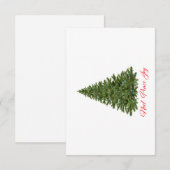 X-Massaboom - Noel, Peace, Joy Flat Holiday Kaart (Voorkant / Achterkant)