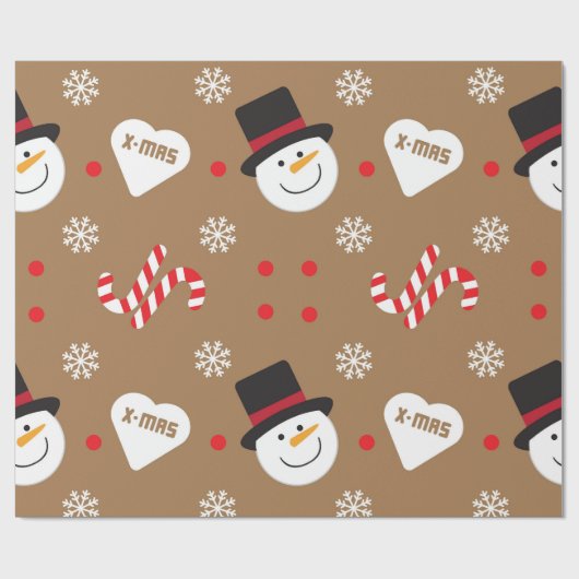 X-max kerstcadeau cadeaupapier (Vlak)