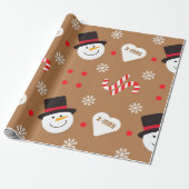 X-max kerstcadeau cadeaupapier (Uitgerold)