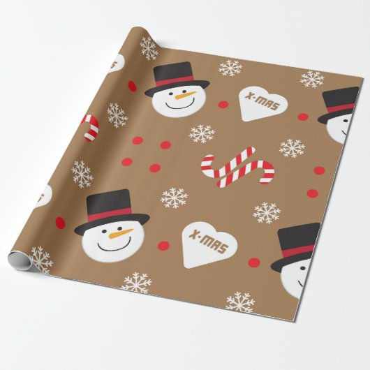 X-max kerstcadeau cadeaupapier (Uitgerold)