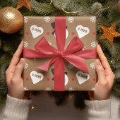 X-max kerstcadeau cadeaupapier