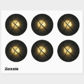 X MERKT DE SPOT RONDE STICKER (Vel)