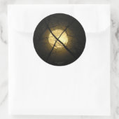 X MERKT DE SPOT RONDE STICKER (Tas)