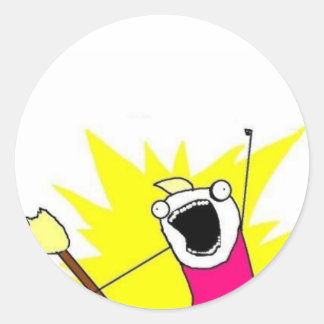 X naar de Y Alle dingen meme stickers