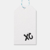 X O Love Gift Label Cadeaulabel (Voorkant)