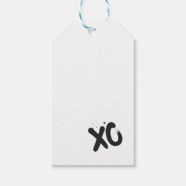 X O Love Gift Label Cadeaulabel