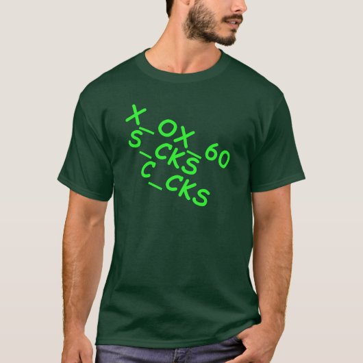 X_OX_60 S_CKS C_CKS T-SHIRT (Voorkant)