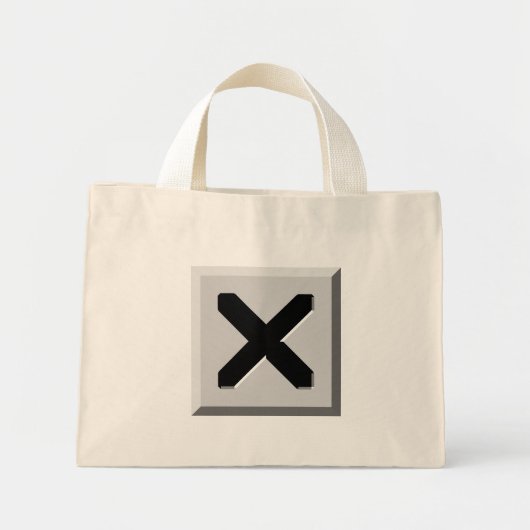 X-pictogram Mini Tote Bag (Voorkant)