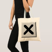 X-pictogram Tote Bag (Voorkant (product))