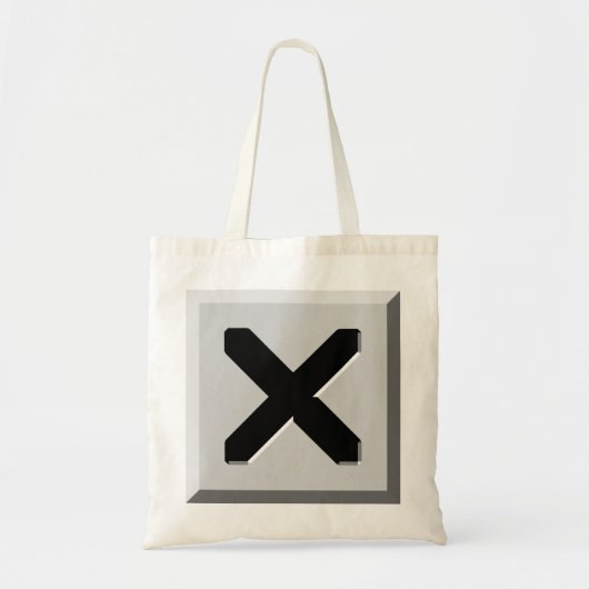 X-pictogram Tote Bag (Voorkant)