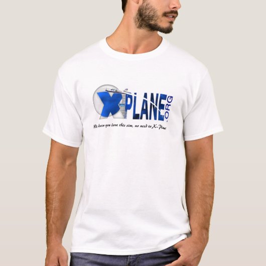 X-Plane.Org Website Logo T-shirt (Voorkant)